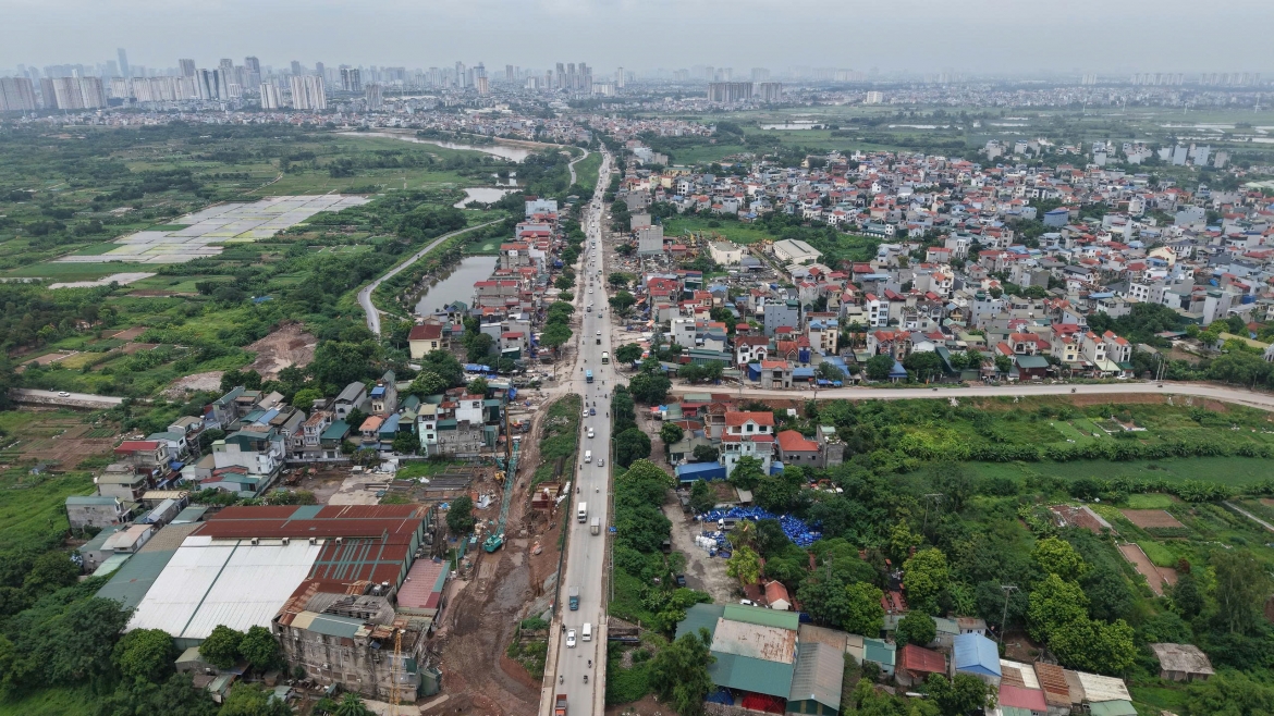 tien do cau mai linh tren quoc lo 6 tang toc xoa diem nghen cua ngo tay ha noi hinh anh 1