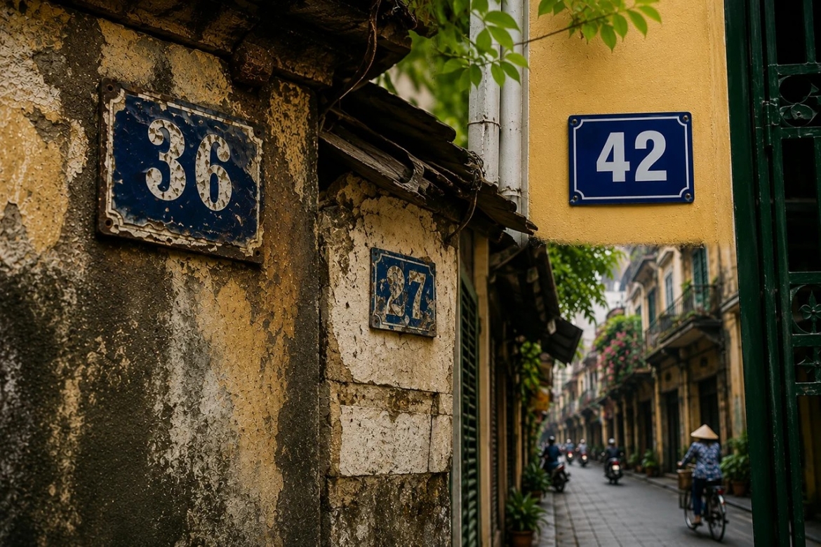 Biển số nhà kể chuyện phố cũ
