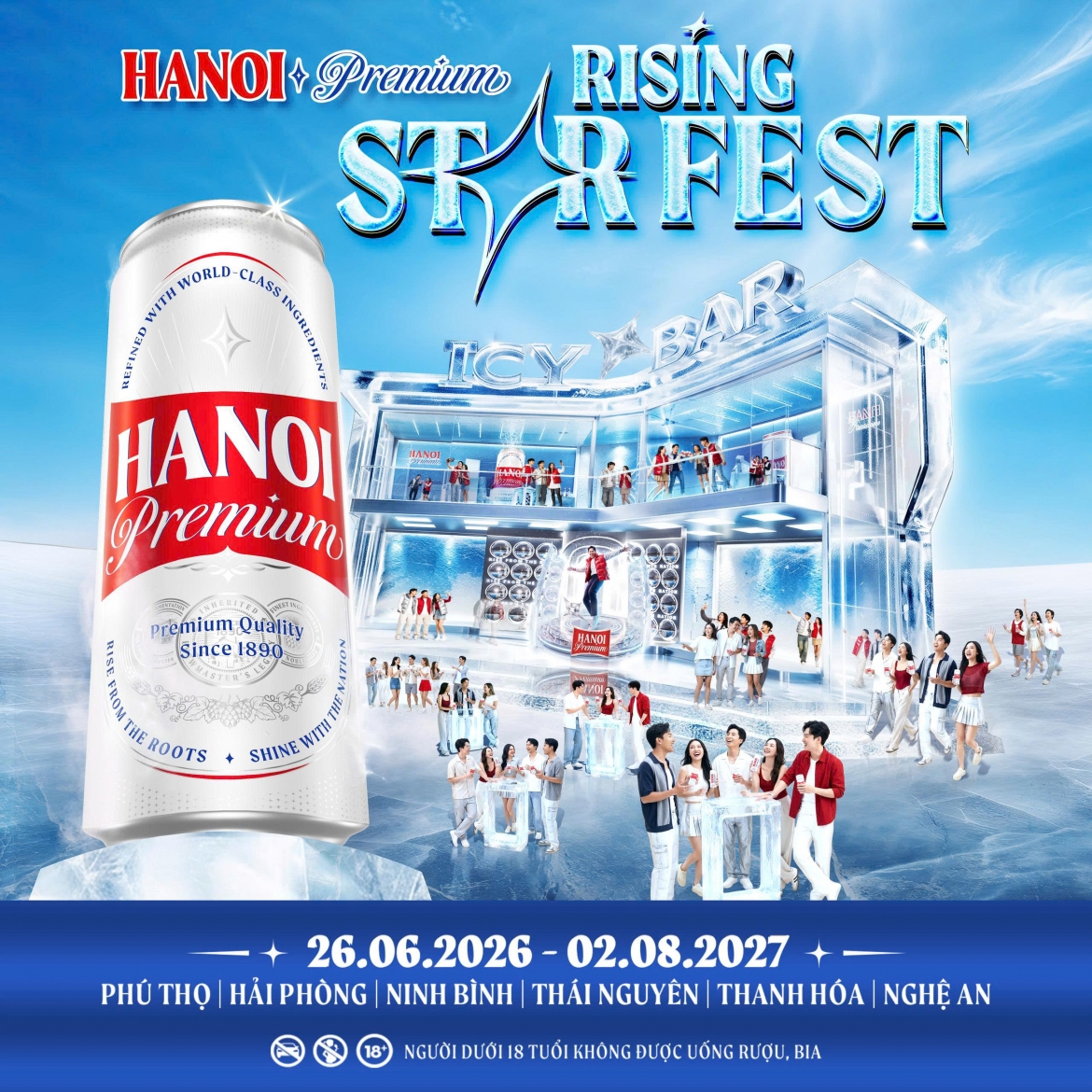 Trải nghiệm không gian Lifestyle Icy Bar thời thượng đổ bộ 6 tỉnh thành mùa hè này