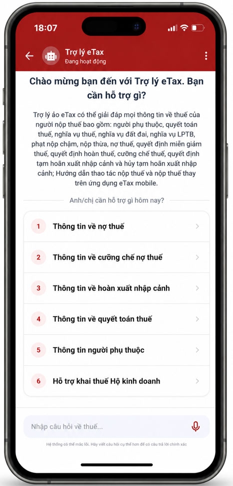 cuc thue ra mat etax mobile 3.4.2 bo sung nhieu tinh nang ho tro nguoi nop thue hinh anh 2