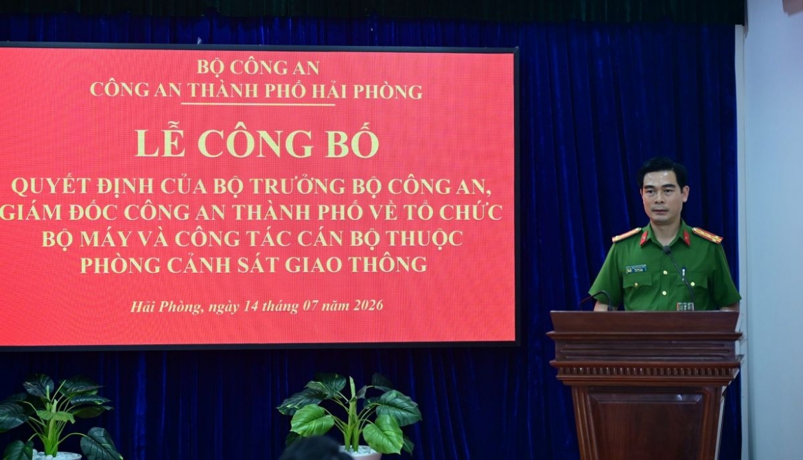 cong an hai phong giam 8 don vi truc thuoc phong canh sat giao thong hinh anh 1