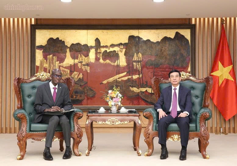 Đại tướng Phan Văn Giang tiếp Bộ trưởng, Tổng Thư ký Chính phủ Mauritania