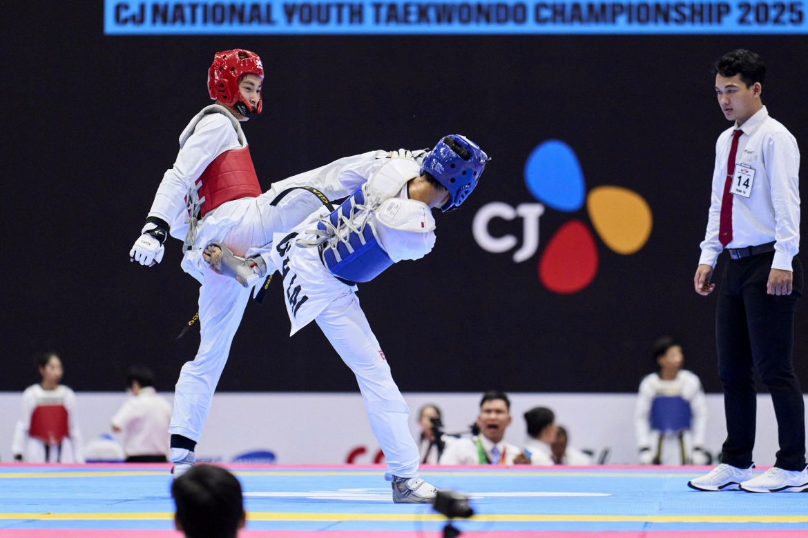 1.000 vDv tranh tai tai giai taekwondo thanh thieu nien quoc gia cj 2026 hinh anh 1
