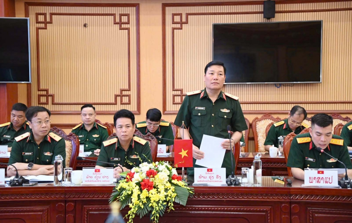 Hội nghị liên tịch giữa Quân khu 2 với các đơn vị thuộc QĐND các tỉnh Bắc Lào