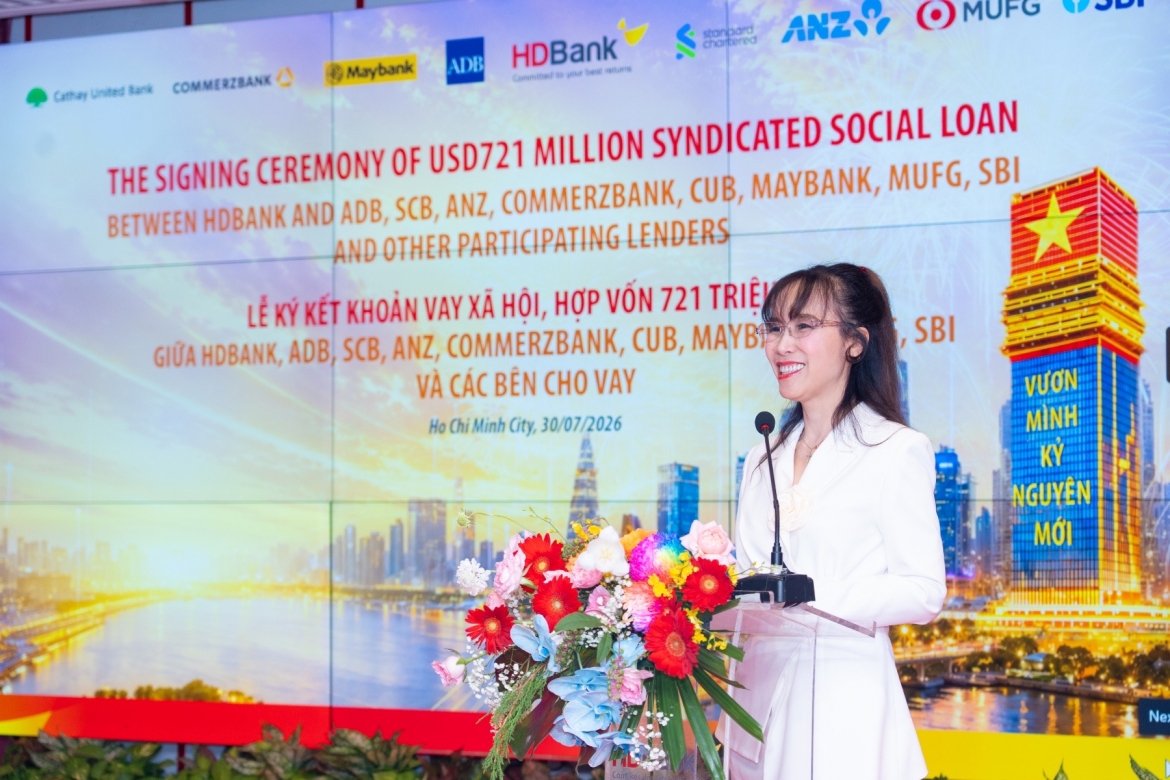 hdbank lap ky luc voi khoan vay xa hoi, ben vung hop von quoc te lon nhat hinh anh 1