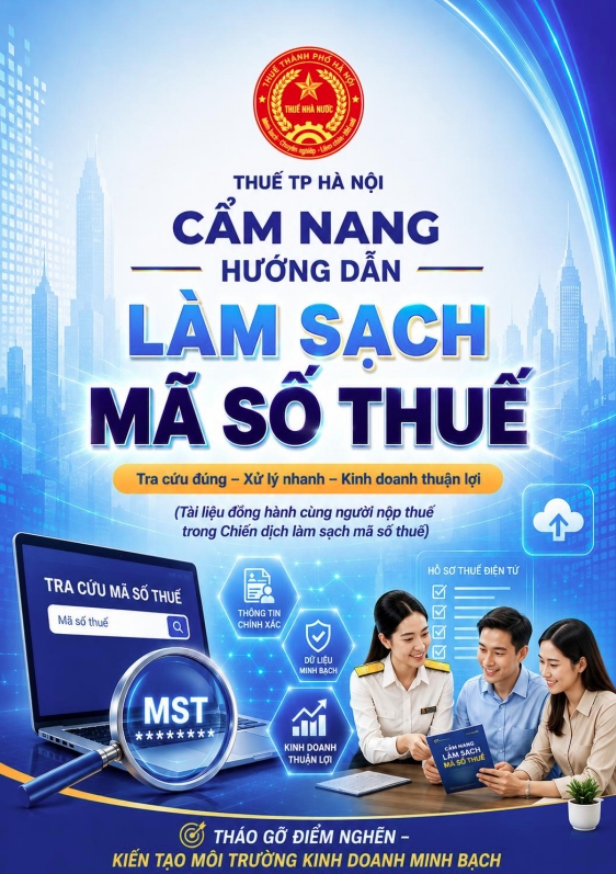 ra mat cam nang huong dan nguoi nop thue lam sach ma so thue hinh anh 1