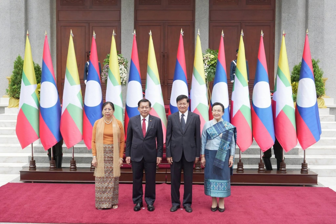 lao - myanmar that chat tinh huu nghi lang gieng hinh anh 1