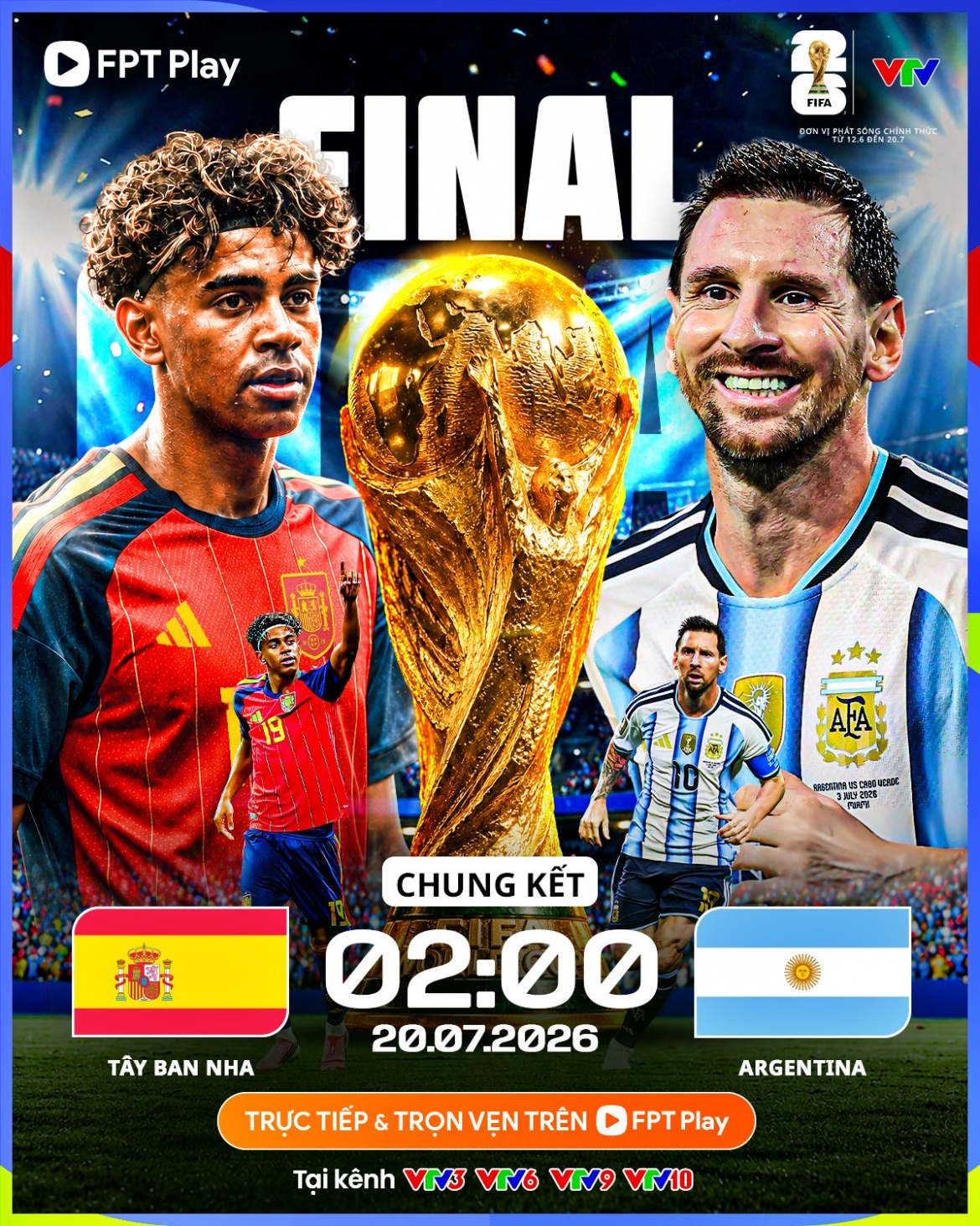 lich truc tiep world cup 2026 hom nay 19 7 tay ban nha gap argentina hinh anh 1