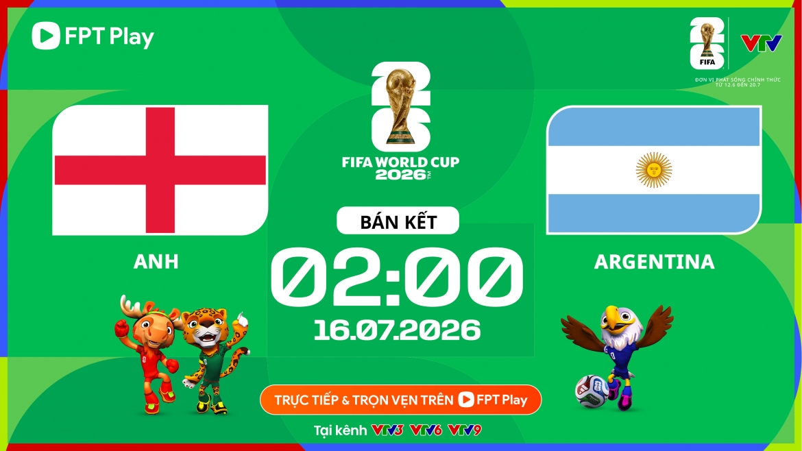 link xem truc tiep anh vs argentina ban ket world cup 2026 hom nay tren vtv go hinh anh 1