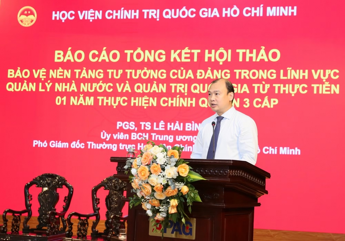 bao ve nen tang tu tuong cua Dang tu thuc tien van hanh chinh quyen 3 cap hinh anh 1