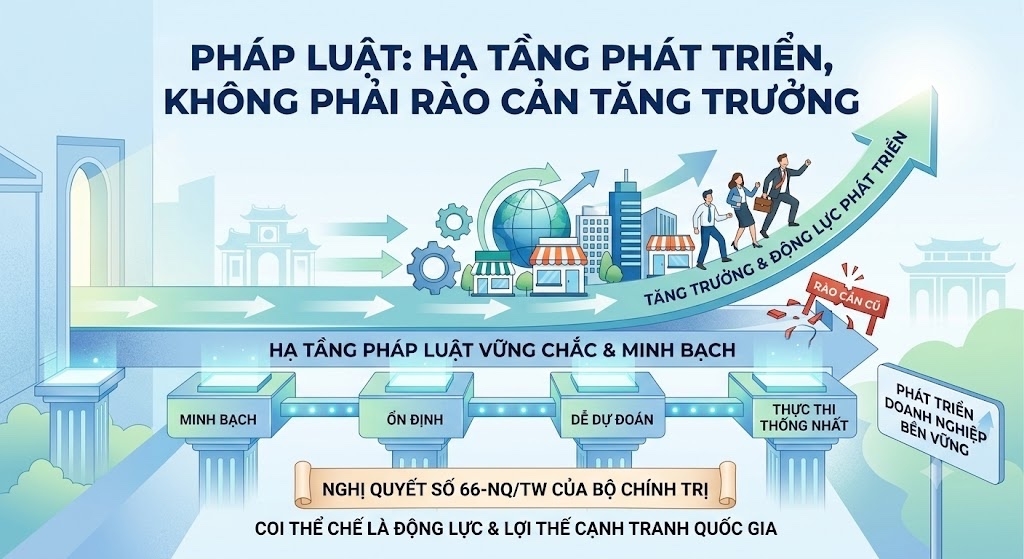 phap luat tro thanh ha tang mem cho tang truong hinh anh 1