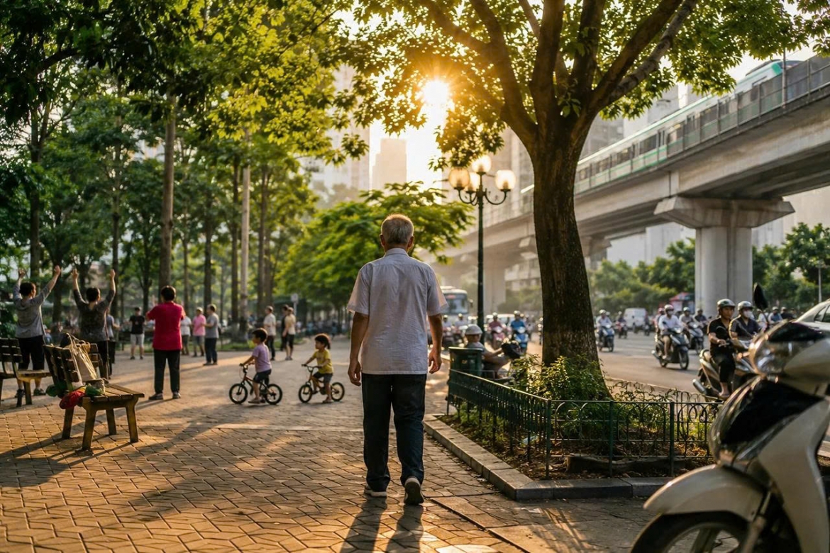 Bước chân người lính giữa phố hôm nay