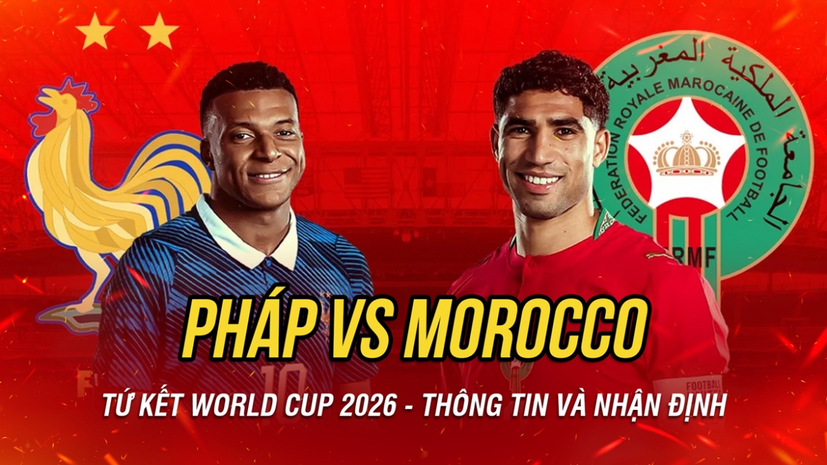 Nhận định Pháp vs Morocco tứ kết World Cup 2026: Khó cho đại diện châu Phi