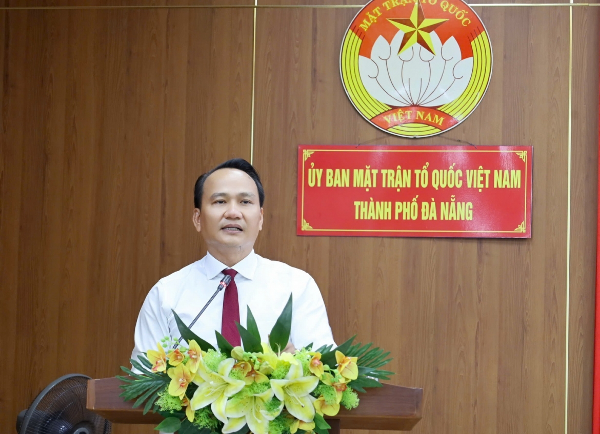 Ông Nguyễn Đình Vĩnh giữ chức Chủ tịch Ủy ban MTTQ Việt Nam thành phố Đà Nẵng
