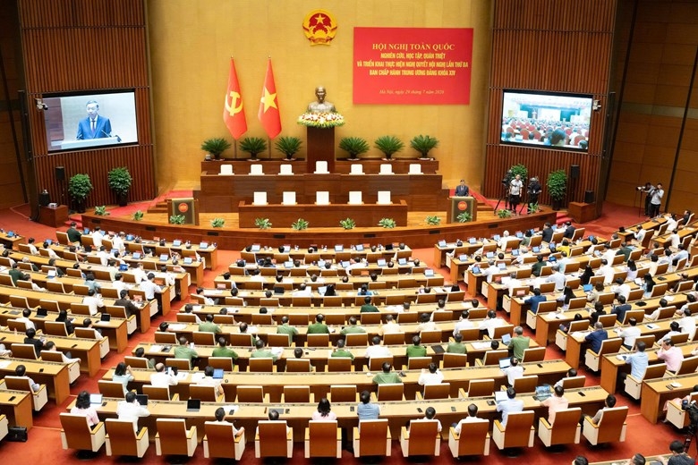 phat bieu cua tong bi thu, chu tich nuoc tai hoi nghi toan quoc quan triet, trien khai nghi quyet trung uong 3, khoa xiv hinh anh 2