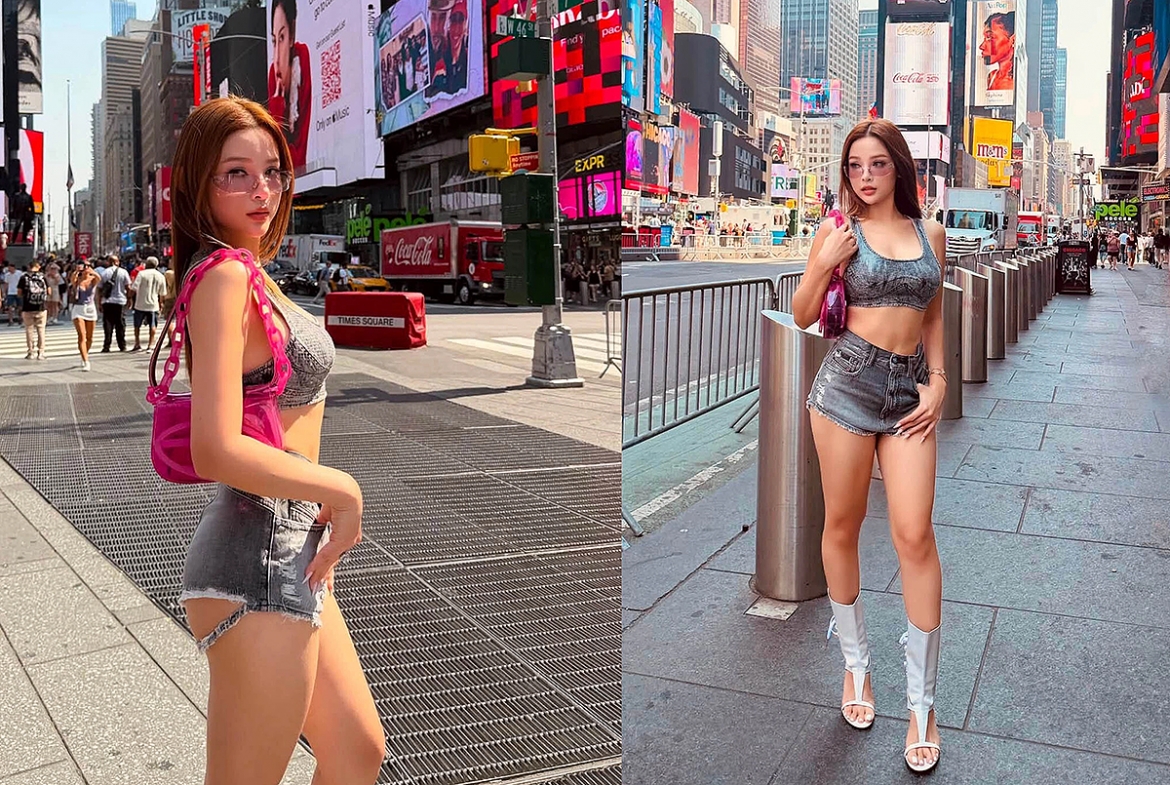 sao viet 21-7 diep lam anh khoe voc dang nong bong khi di lan o vinh hy hinh anh 10