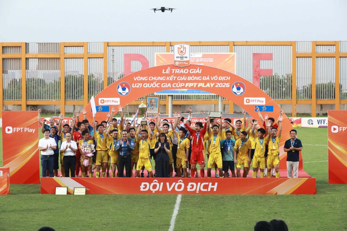 ket qua bong da viet nam hom nay 25 7 slna vo dich giai u21 quoc gia 2026 hinh anh 1