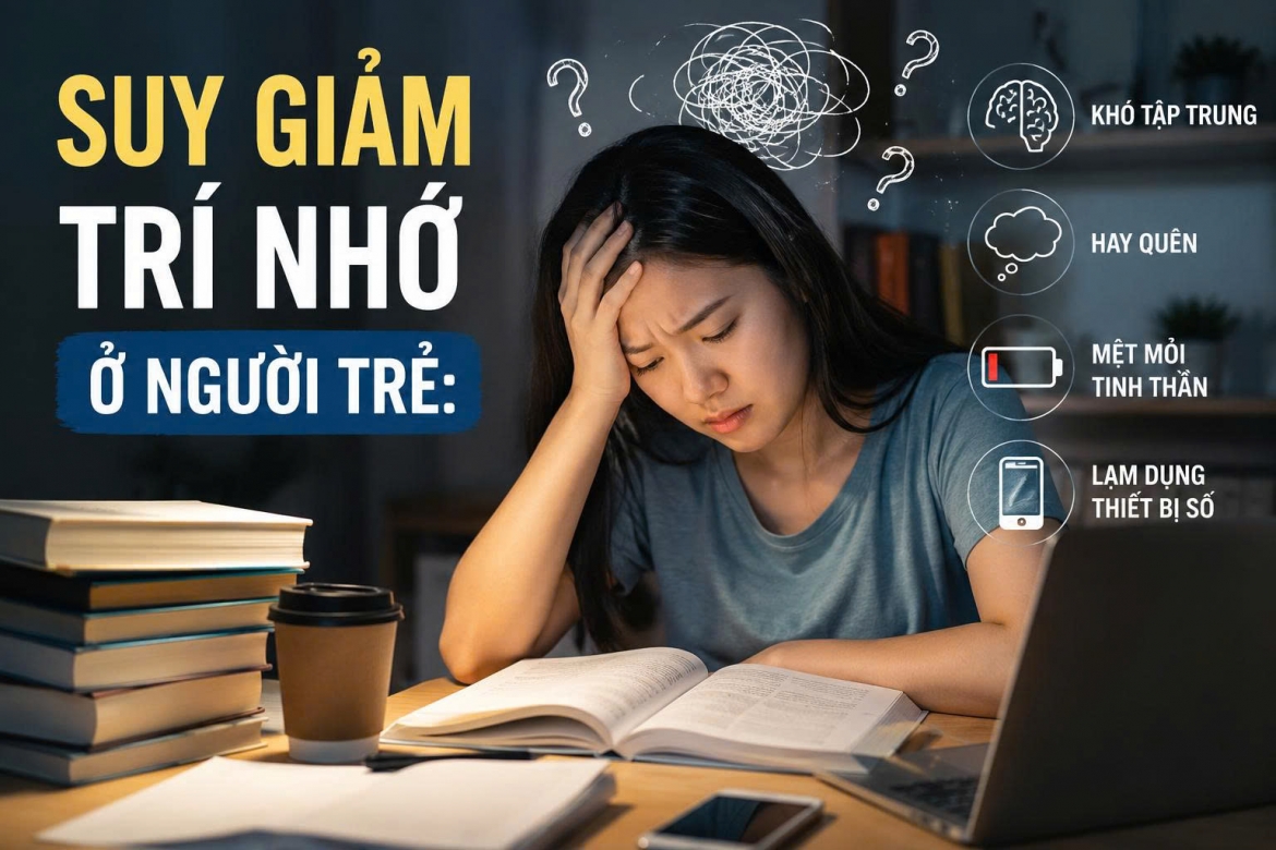 suy giam tri nho o nguoi tre nguyen nhan va 7 cach cai thien hieu qua hinh anh 1