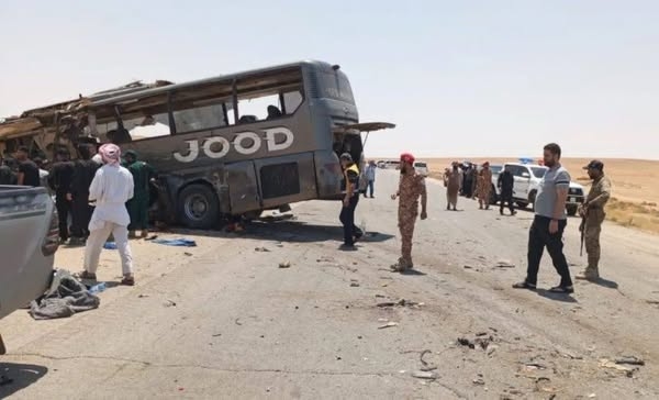 Tai nạn xe buýt thảm khốc ở Syria khiến ít nhất 35 người thiệt mạng