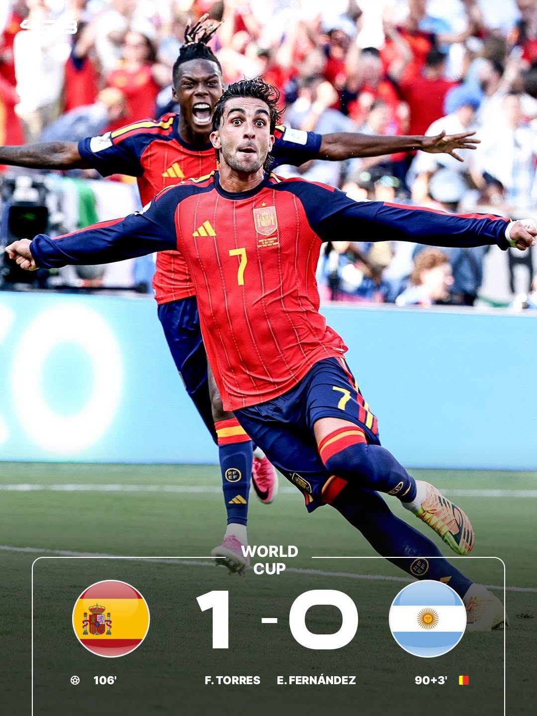 tay ban nha vo dich world cup 2026 messi bat luc truoc la roja qua manh hinh anh 1