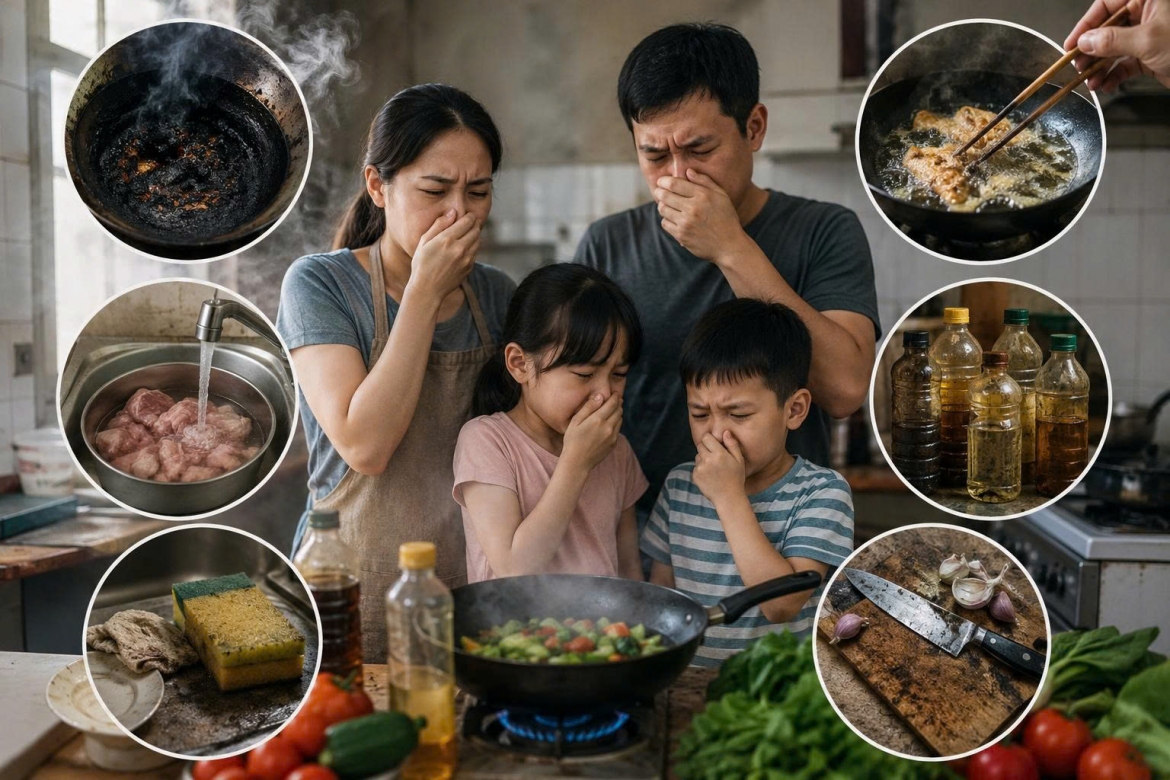 Dung de 6 thoi quen trong bep am tham dau doc suc khoe ca gia dinh hinh anh 1