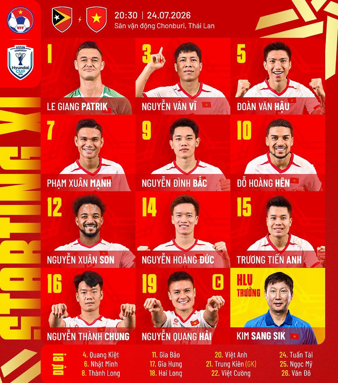 truc tiep timor leste 0-0 viet nam xuan son, hoang hen da chinh hinh anh 1