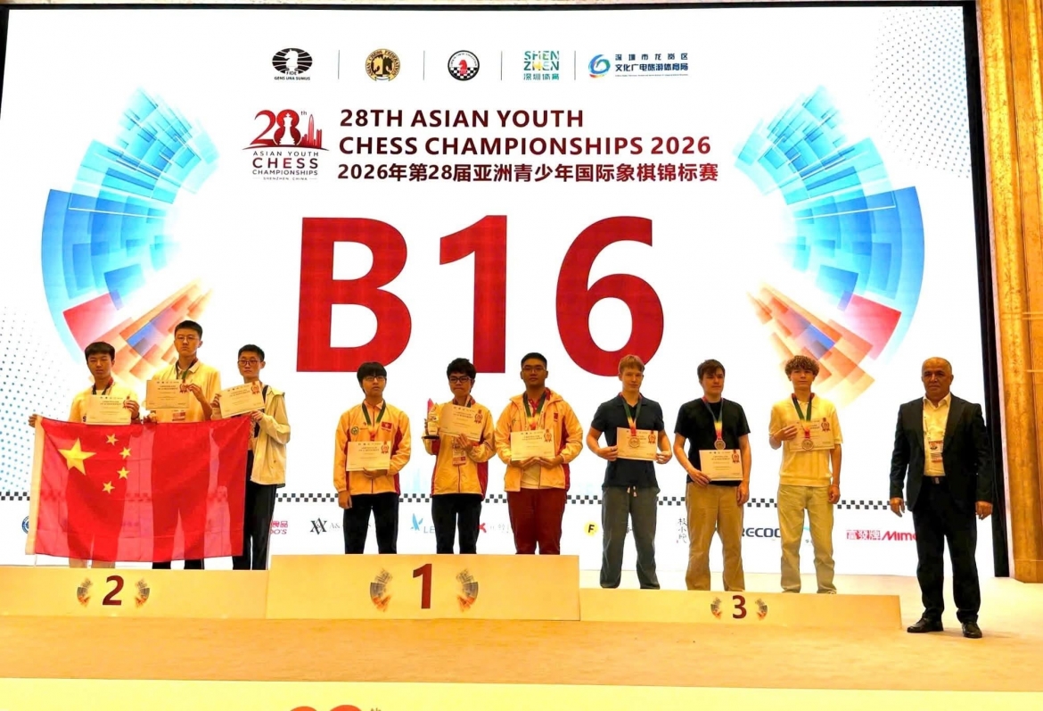six rapid team gold medals added to vietnam at asian youth chess championship picture 1