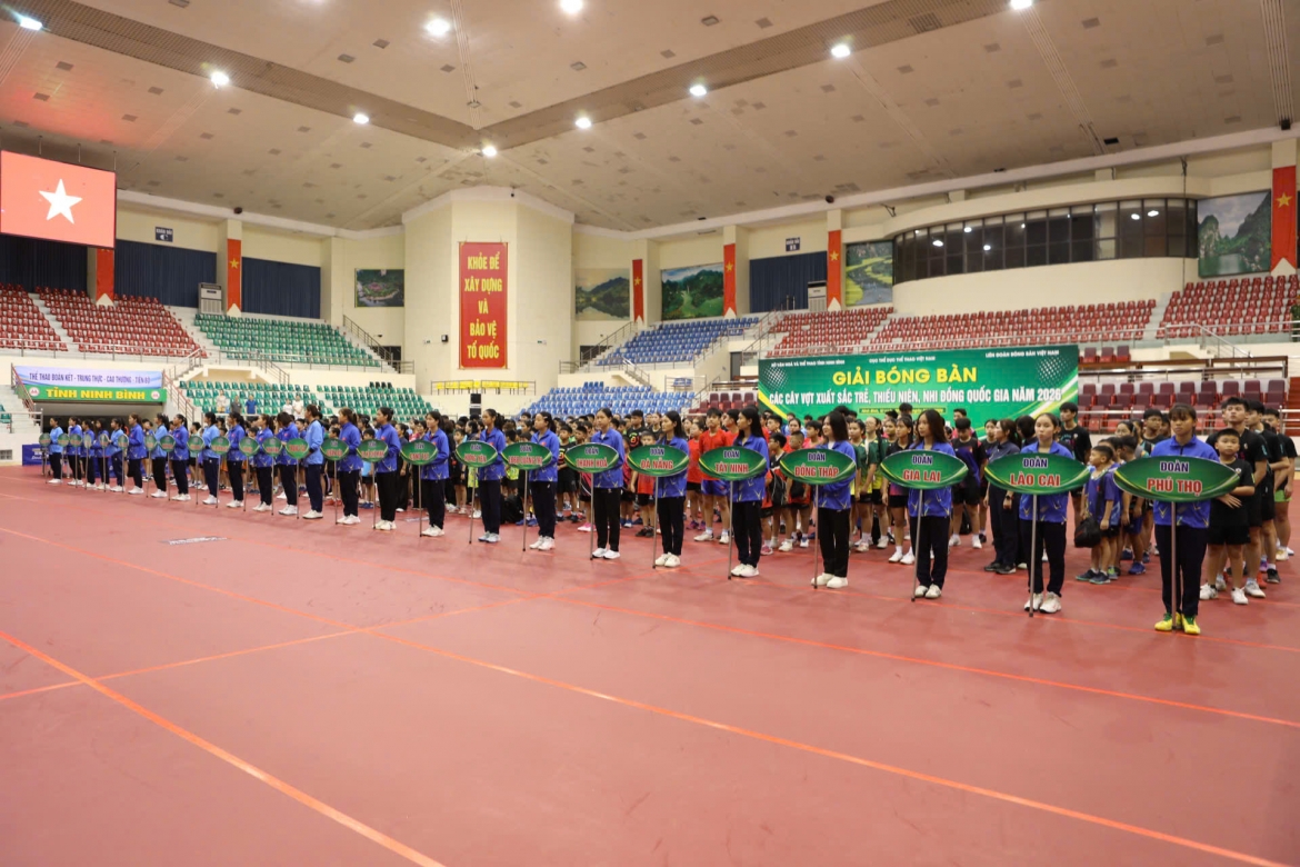 khai mac giai bong ban tre, thieu nien nhi dong quoc gia 2026 hinh anh 1
