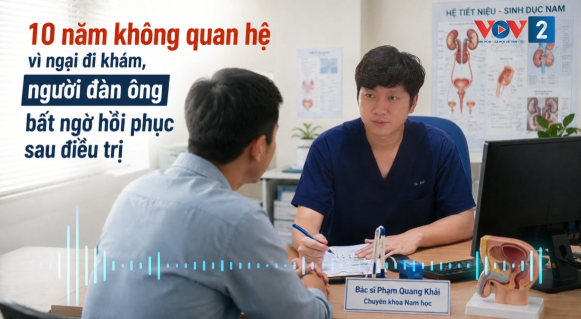 10 năm không quan hệ vì ngại đi khám, người đàn ông khủng hoảng hôn nhân