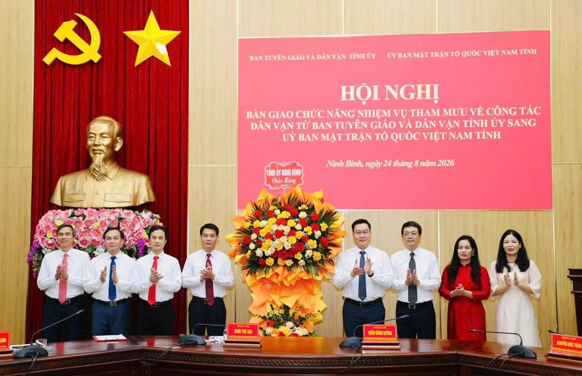 ninh binh Doi ten ban tuyen giao va dan van tinh uy thanh ban tuyen giao tinh uy hinh anh 2