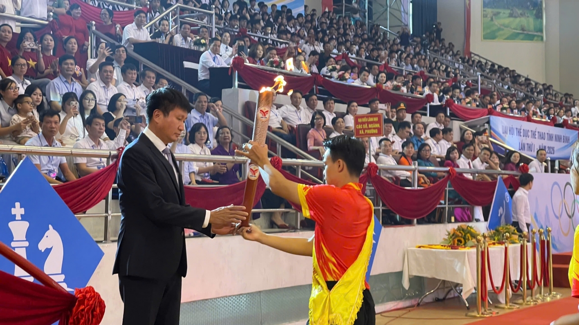 hon 5.000 van dong vien tham gia Dai hoi the duc the thao tinh ninh binh lan thu i hinh anh 3