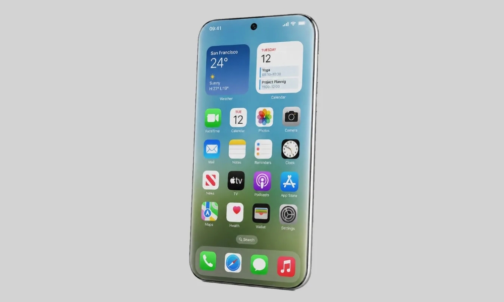 iphone thiet ke hoan toan bang kinh du kien ra mat vao nam 2027 hinh anh 1