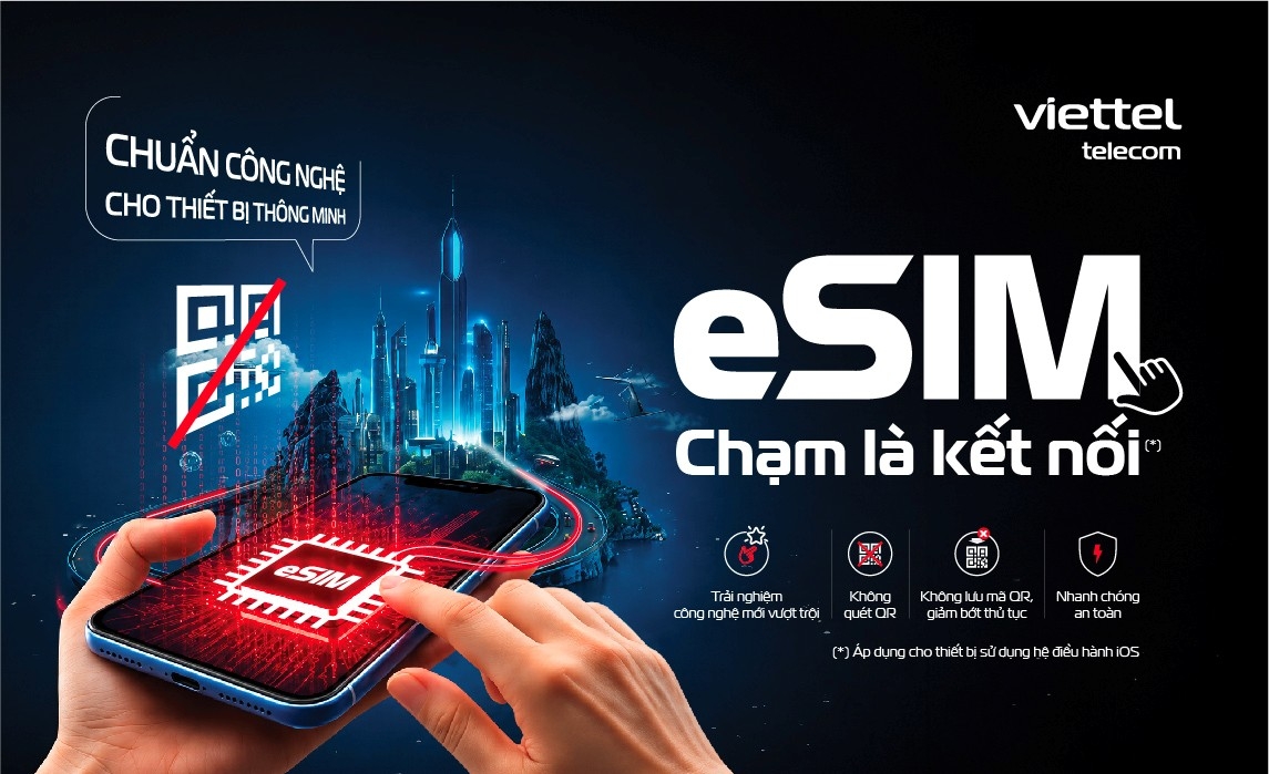 esim viettel cham la ket noi kich hoat khong can ma qr hinh anh 1