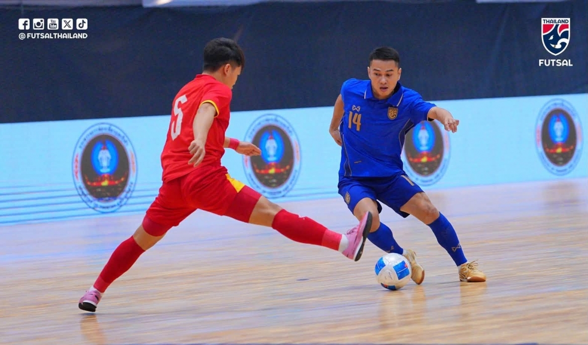 ket qua bong da hom nay 5 8 Dt futsal viet nam hoa cam xuc Dt futsal thai lan hinh anh 14