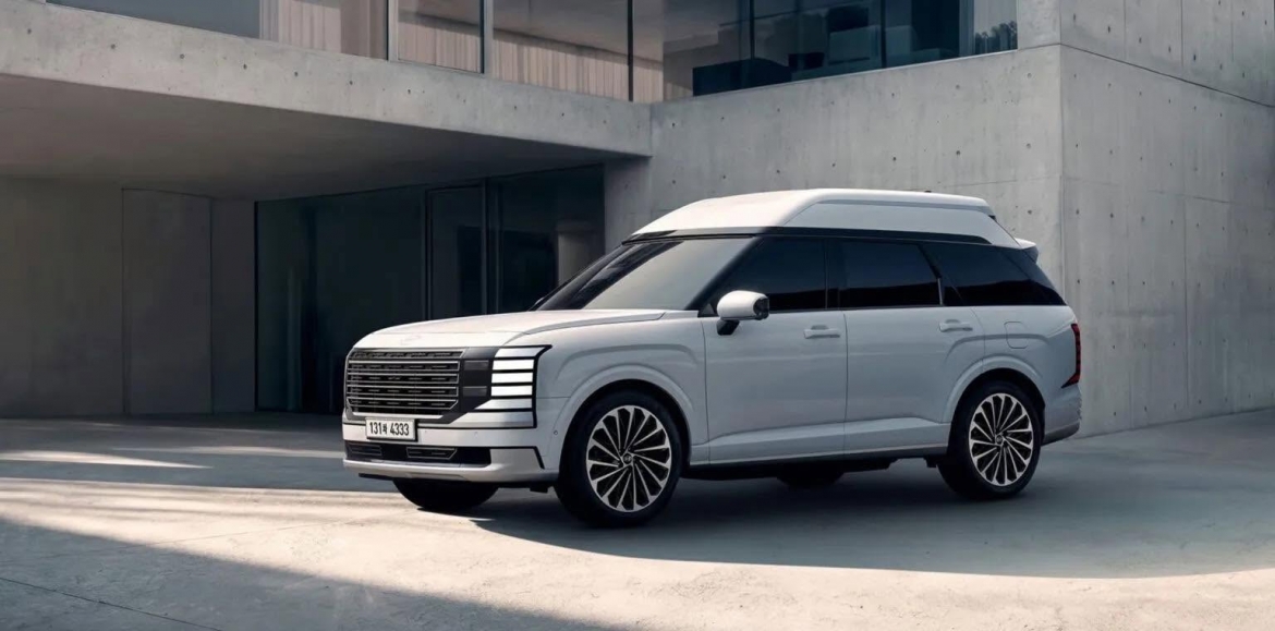 hyundai palisade co them ban tran cao high roof, noi that nhu chuyen co hinh anh 1