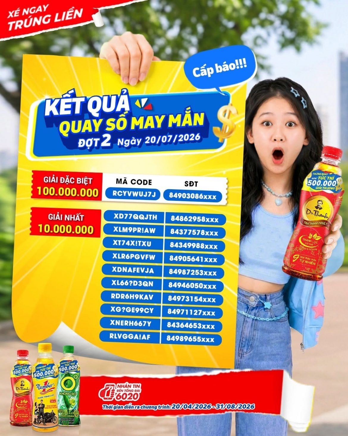 Người kỹ sư Quảng Nam bất ngờ trúng 100 triệu đồng nhờ uống Number 1
