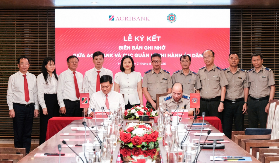 agribank va cuc quan ly thi hanh an dan su ky bien ban ghi nho hop tac hinh anh 1