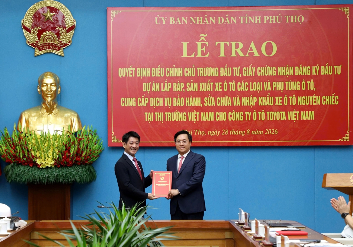 toyota viet nam chi 283 trieu usd xay dung them day chuyen moi o phu tho hinh anh 1