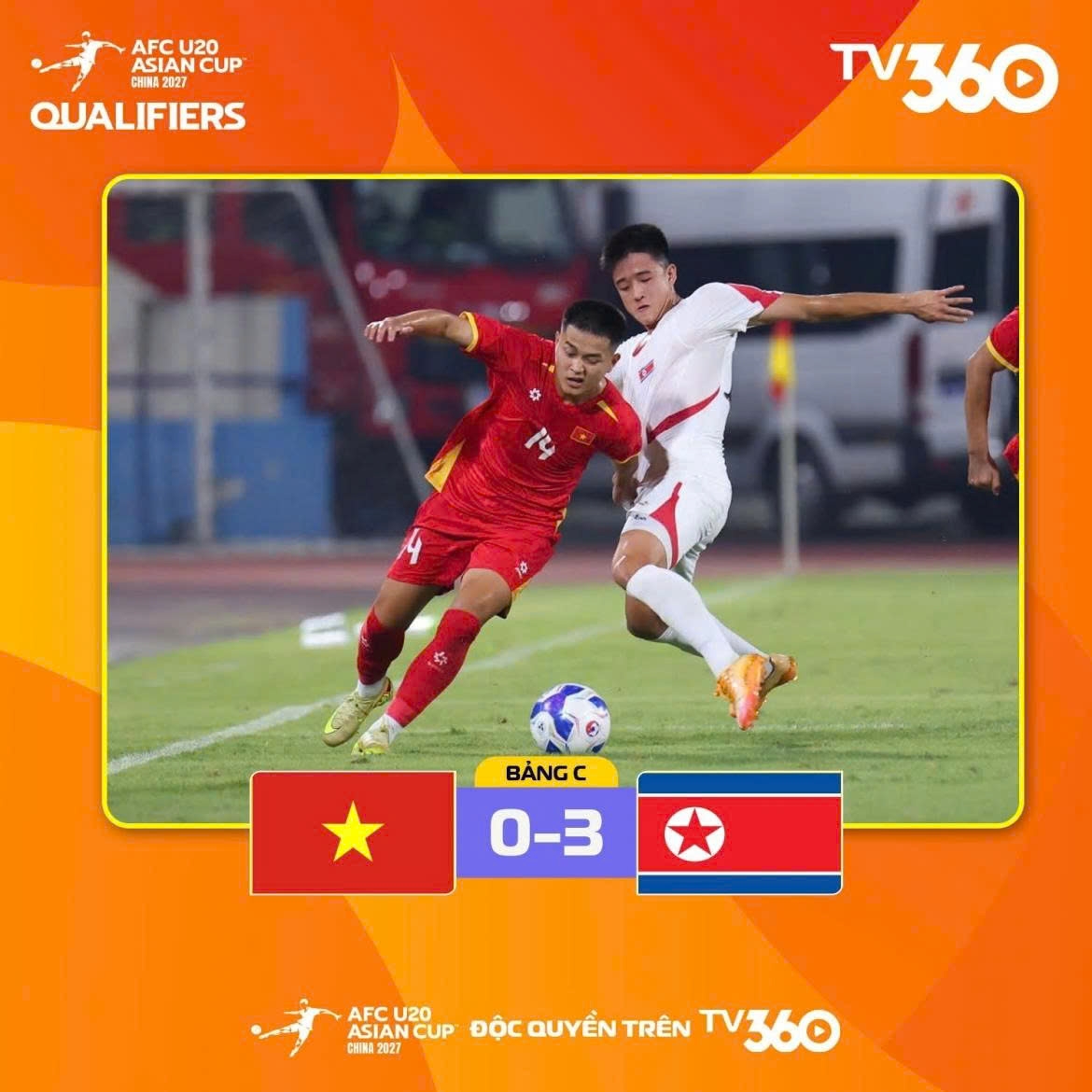 vietnam u20 suffer 3-0 loss to north korea in afc u20 asian cup qualifier picture 1