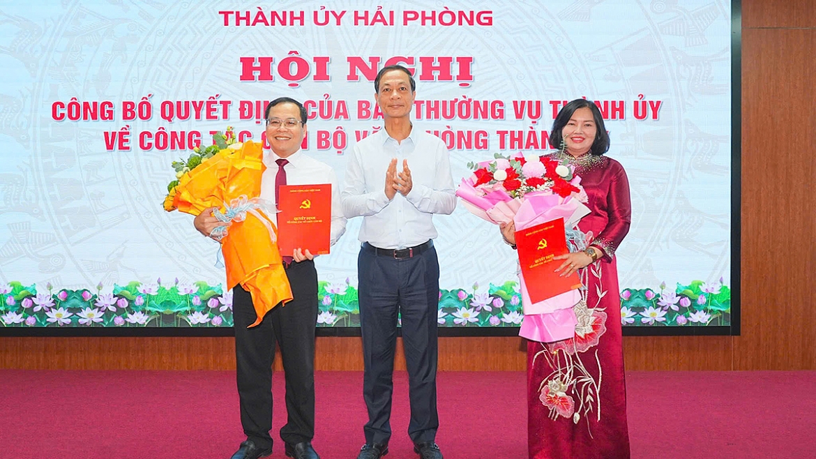 Ông Phạm Hưng Hùng giữ chức Chánh Văn phòng Thành ủy Hải Phòng