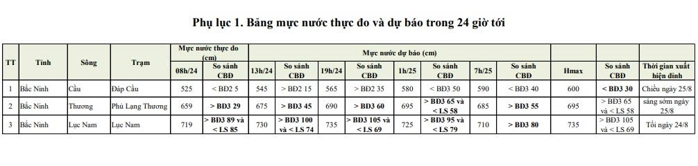 lu song luc nam, song thuong vuot bao dong 3, nhieu noi nguy co ngap lut hinh anh 2