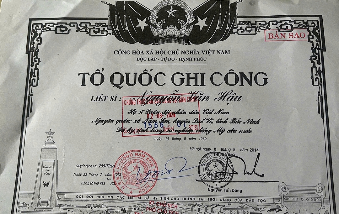 tu buc anh trong phan mo liet si o Da nang, mot than nhan nhan ra buc anh hinh anh 4