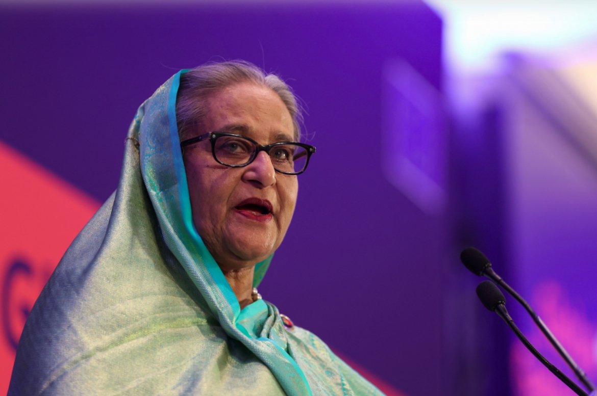 bangladesh de nghi An Do lam ro lap truong ve bai phat bieu cua ba sheikh hasina hinh anh 1