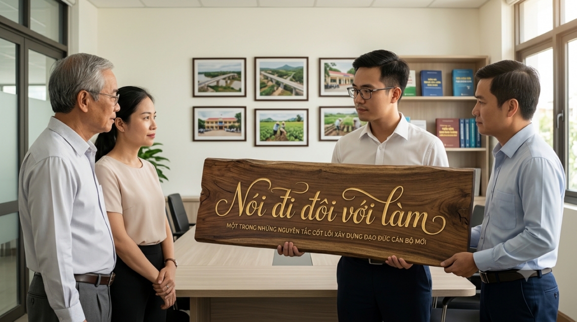 Cán bộ nêu gương cũng là để bảo vệ nền tảng tư tưởng của Đảng