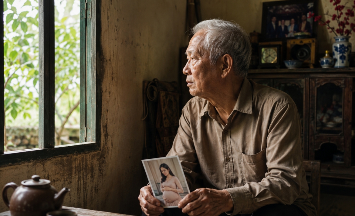 sap sinh con, toi khong danh nho bo ngoai 70 tuoi len ha noi trong chau hinh anh 1