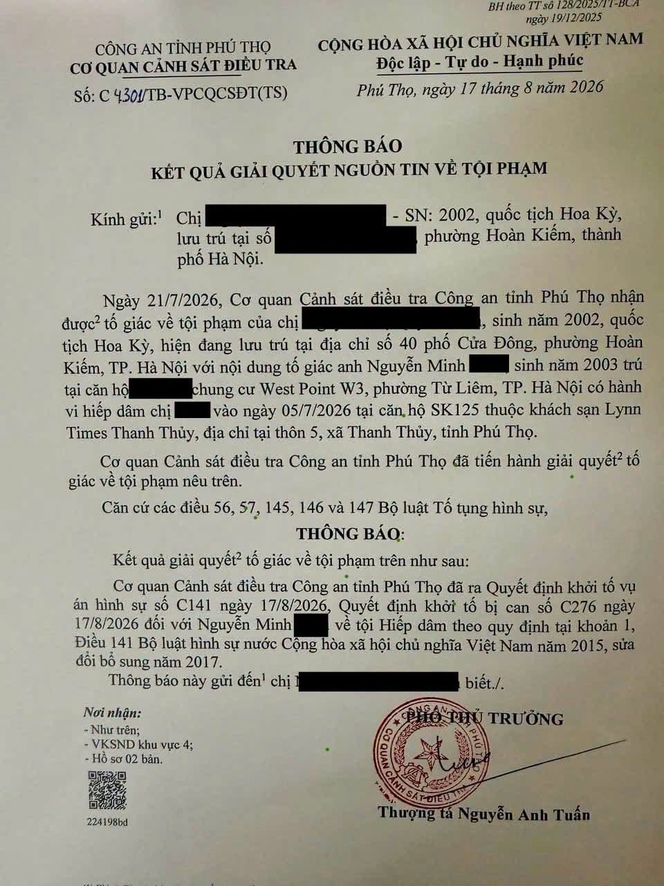 khoi to bi can trong vu co gai quoc tich my to giac bi hiep dam hinh anh 2