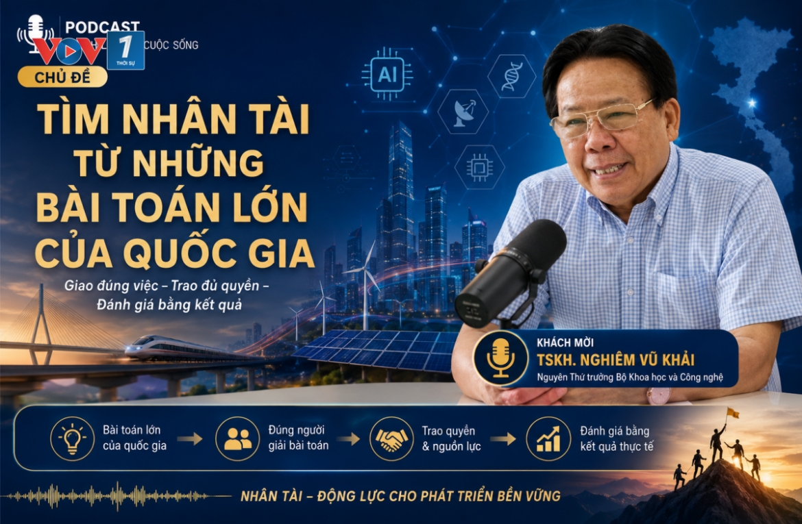 Tìm nhân tài từ những bài toán lớn của quốc gia