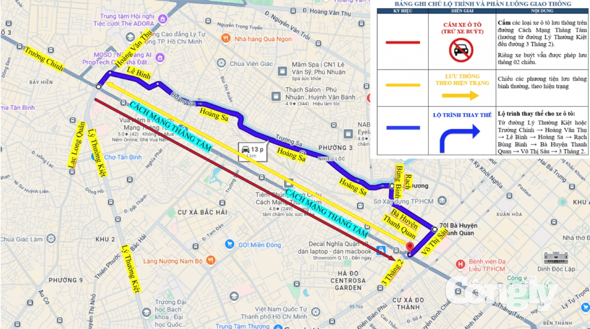 tp.hcm cam o to luu thong doan duong phuc vu thi cong metro so 2 hinh anh 1