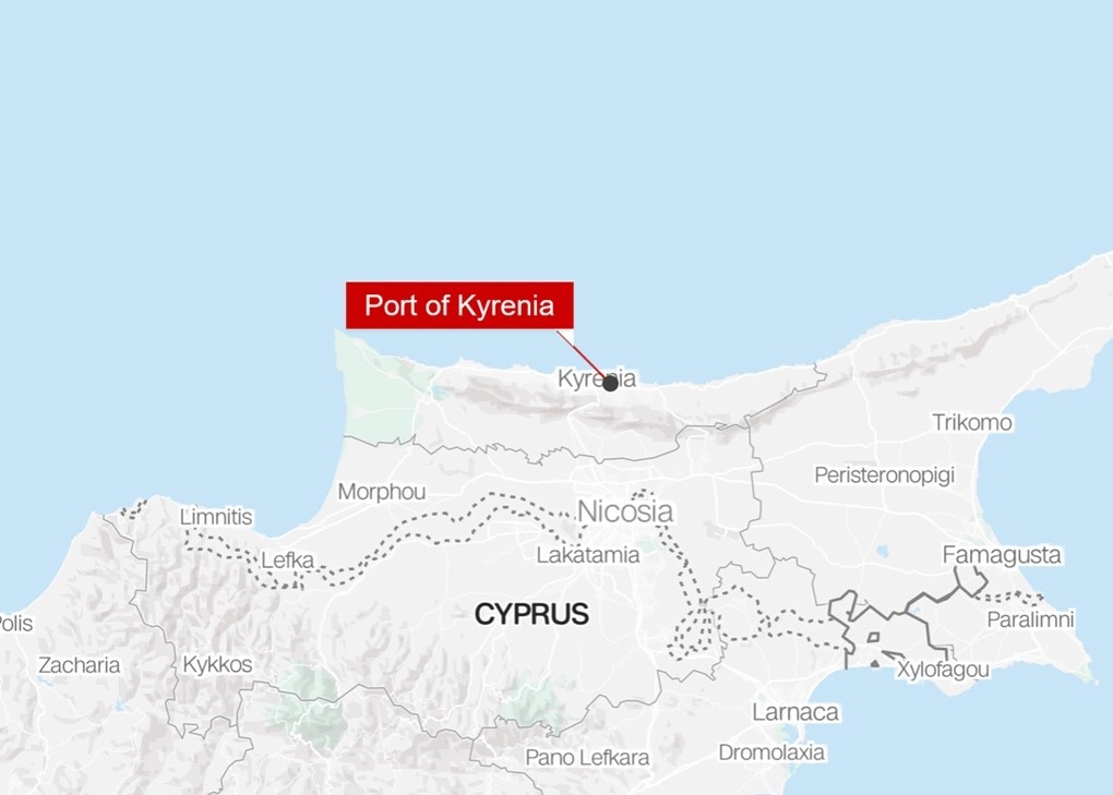 Thuyền chở 270 người bị lật ngoài khơi đảo Cyprus