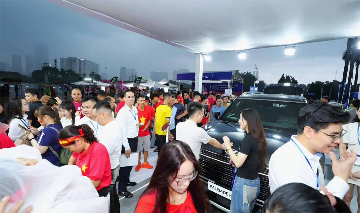 dau an hyundai palisade hybrid tai asean cup 2026 hinh anh 5